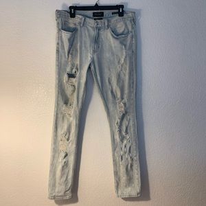 MENS Pacsun Ripped Skinny Jeans 32x32